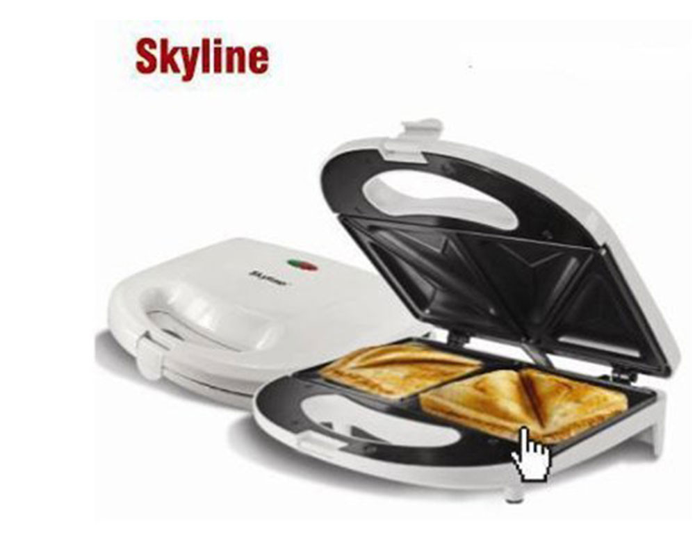 Skyline Hotline Non-stick 2 Slice Sandwich Toaster ,- White
