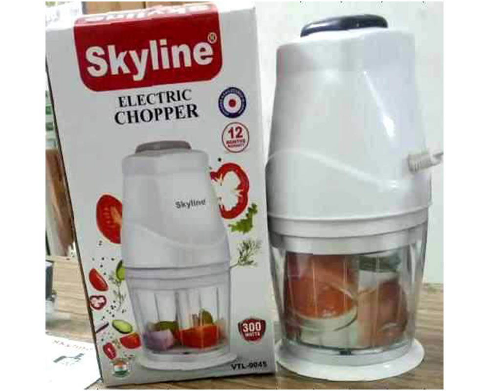 SKY LINE vtl 9045 Electric Chopper-(White)