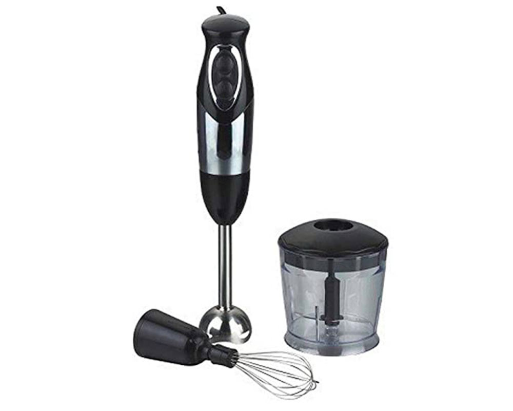 SKY LINE VTL 4050SS Hand Blender with Chopper, 500W-(Black)