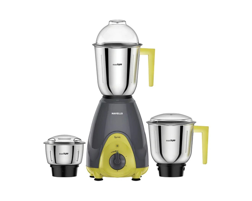 Havells Sprint 600-Watt Mixer Grinder with 3 Jars - GHFMGAGE060
