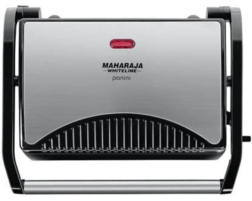Maharaja Whiteline PANINI MAKER (SM-102) Grill, Open Grill  (Premium Black, Silver)