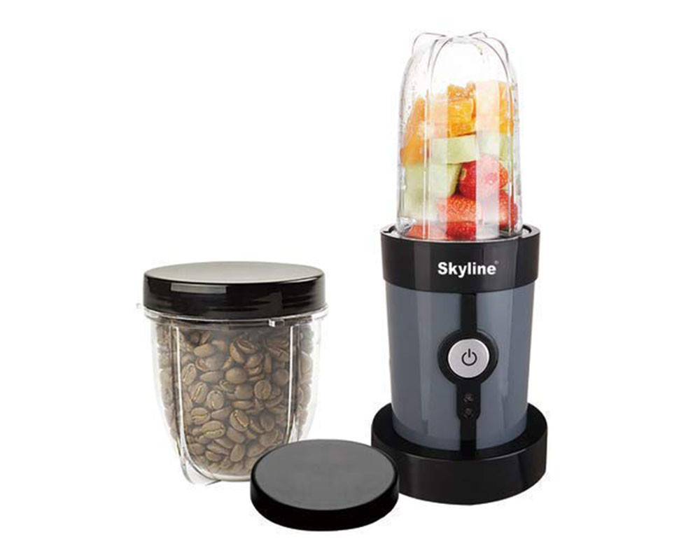 Skyline VTL-555 ABS High Speed Nutri Blender/Mixer/Juicer/Smoothie Maker with 2 Jar - 400 W, Medium, -Black